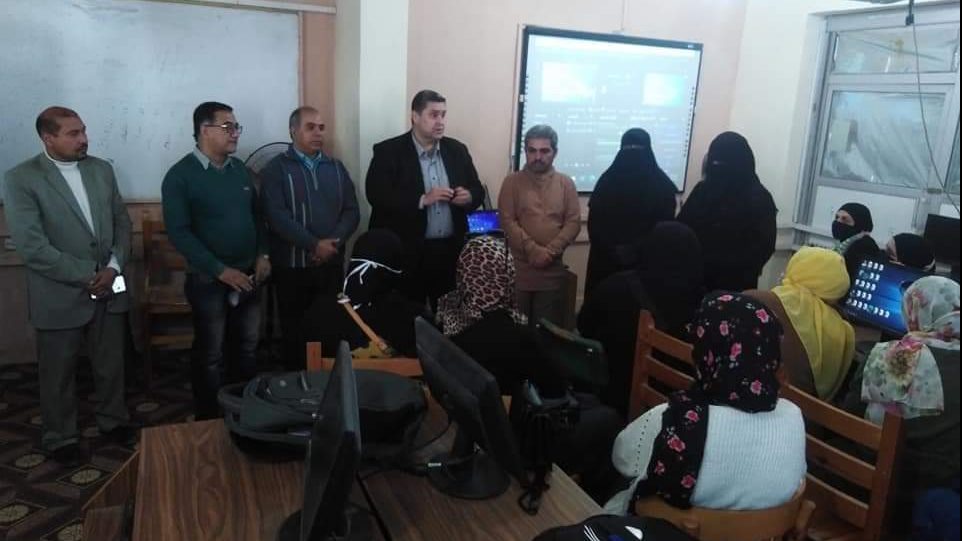 تدريب معلمات رياض الأطفال بسيناء علي المنصة التعليمية