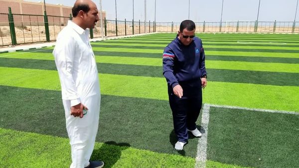 مديرية المديرية يتفقد الملاعب