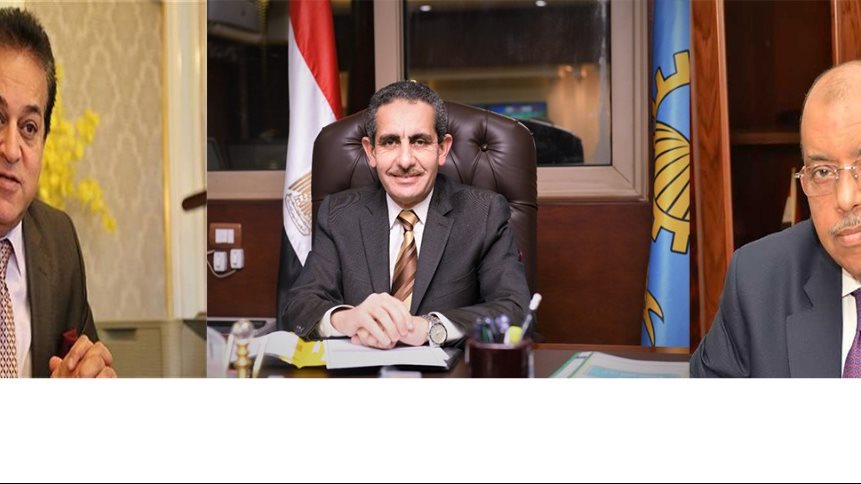 محافظ الغربية يلتقي بوزيري التنمية المحلية والتعليم العالي ل