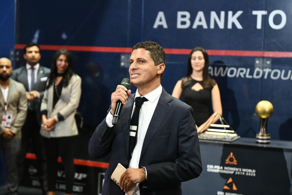 عمرو منسى مدير بطولة الجونة الدولية للإسكواش