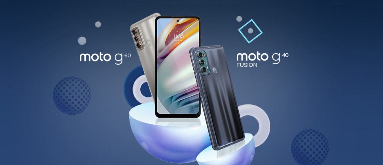 هاتفي Moto G60 وG40 Fusion