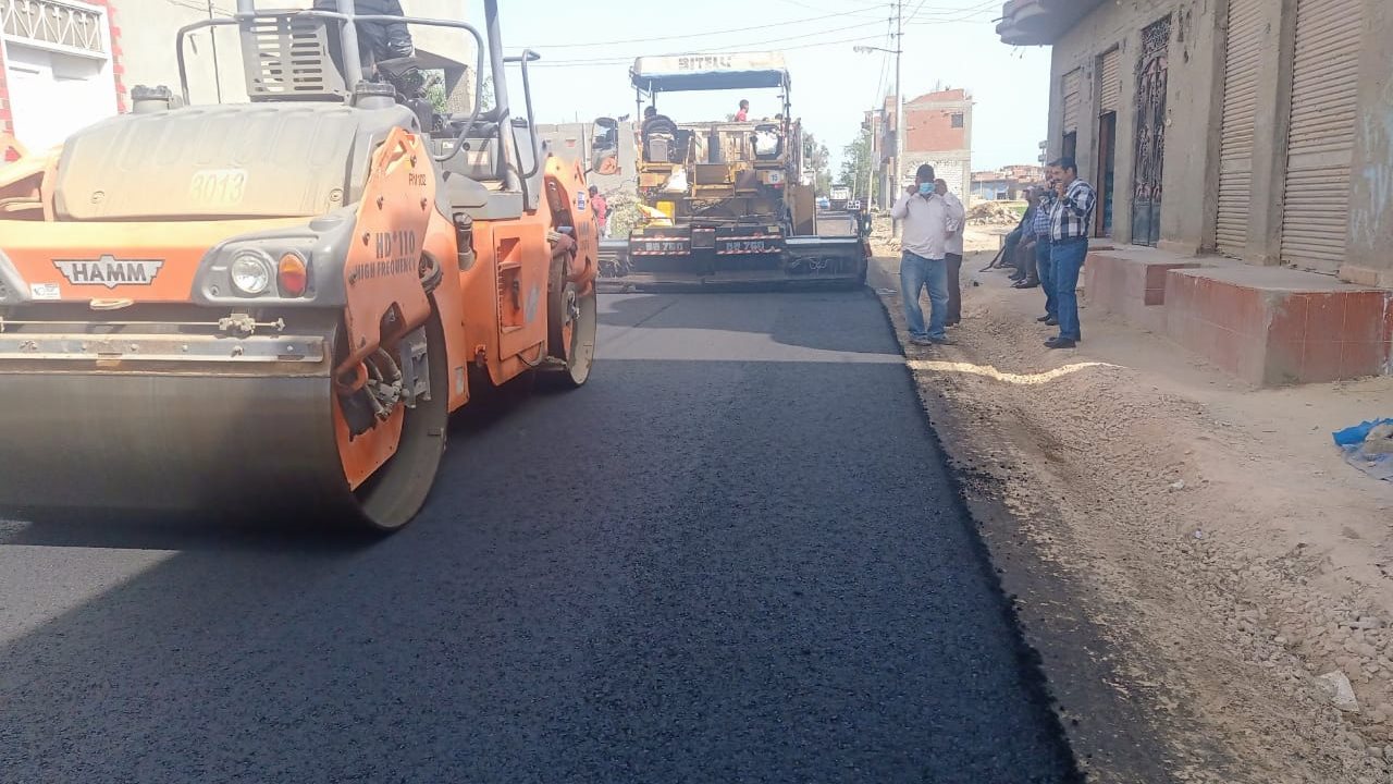 رصف الطرق في البحيرة 