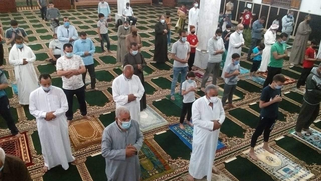التزام المصلين بجنوب سيناء 