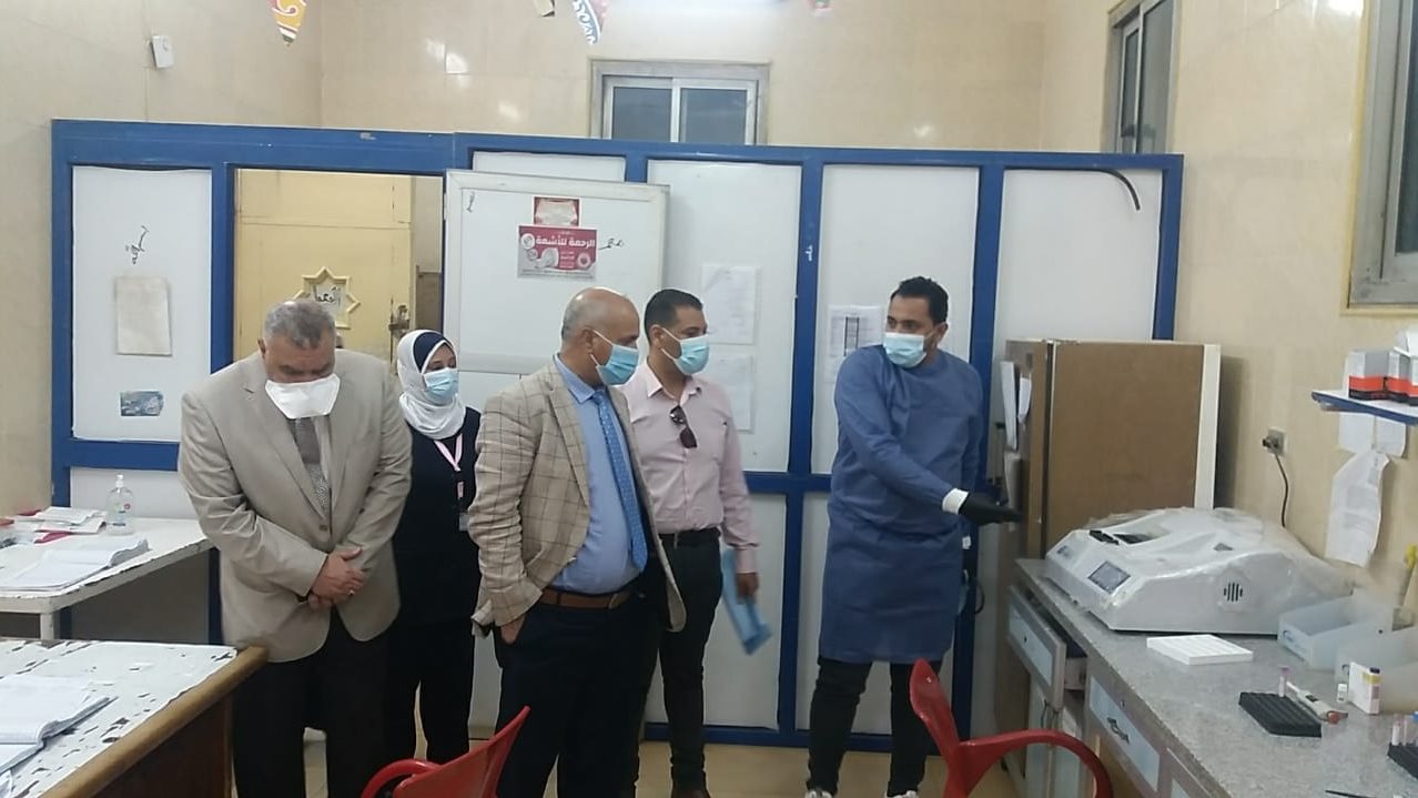 بالصور: وكيل صحة الغربية يتفقد مستشفي حميات المحلة