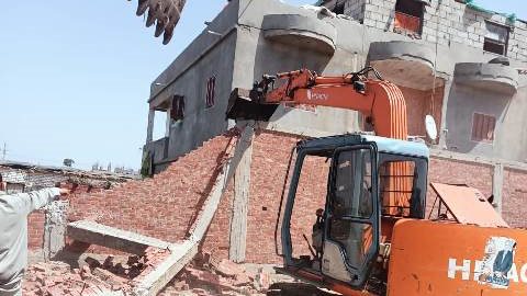 ازالة تعديات علي الأراضي الزراعية