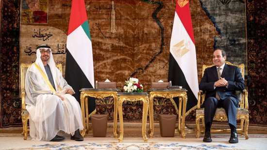 زيارة بن زايد للقاهرة