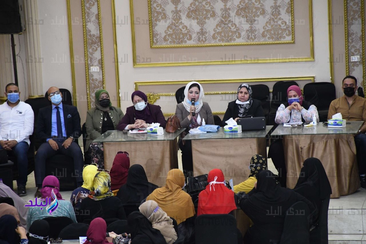 جانبرمن زيارة وفد جامعة المنصورة لشربين