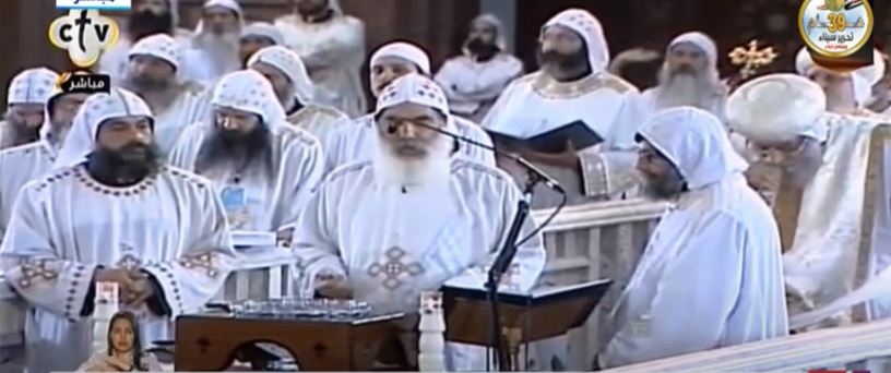 البابا تواضروس الثاني يترأس صلوات خميس العهد  البابا تواضروس الثاني يترأس صلوات خميس العهد