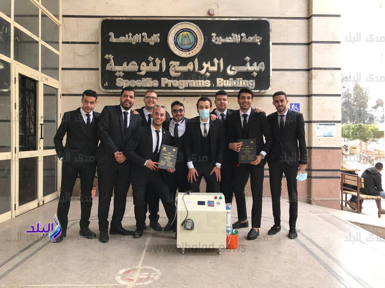 طلاب كلية الهندية بالمنصورة
