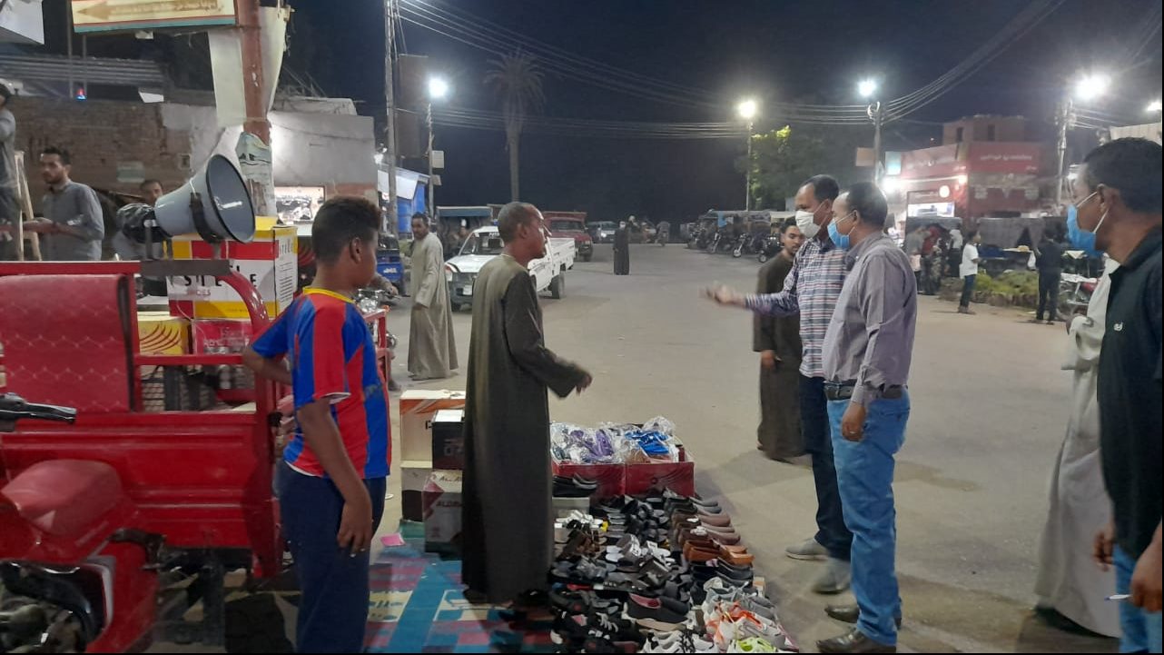 حملة اشغالات مكبرة بجنوب الأقصر 