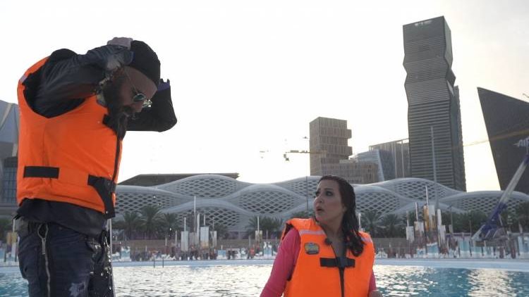 رامز جلال وسمية الخشاب 