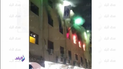 حريق هائل بكنيسة مارمينا في العمرانية