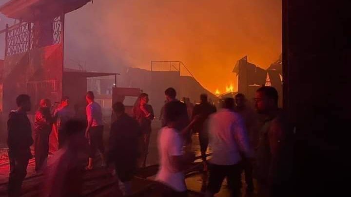 السيطرة على الحريق 