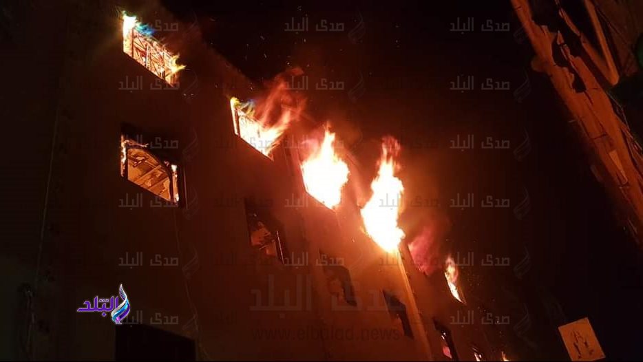 مبني الكنيسة المحترق 