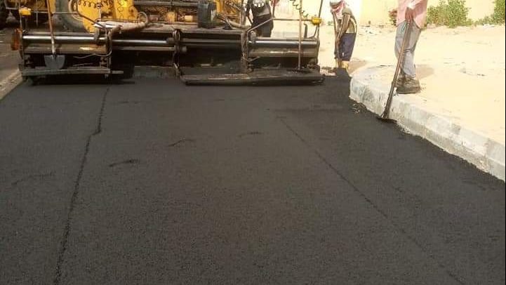 مشروعات رصف الطرق في شمال سيناء 
