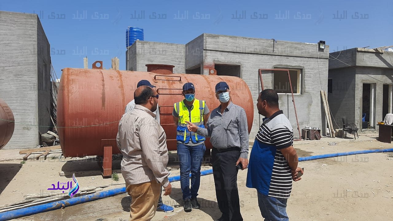 جانب من جولة رئيس شركة مياه الدقهلية لجمصه