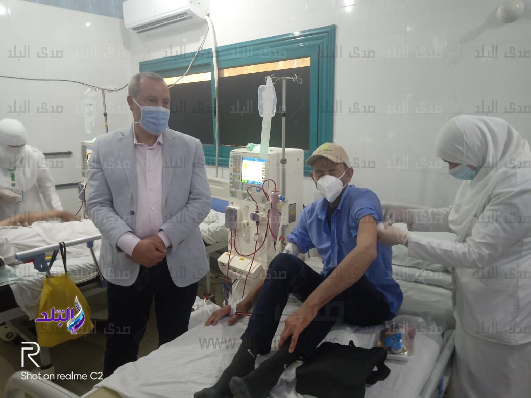 جانب من زيارة وكيل وزارة الصحه لمستشفى بلقاس