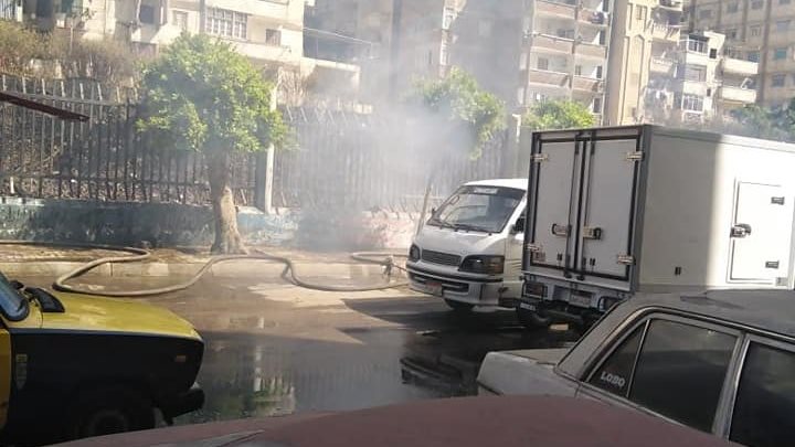 السيطرة على حريق بحرم السك الحديد بالعصافرة شرق الإسكندري