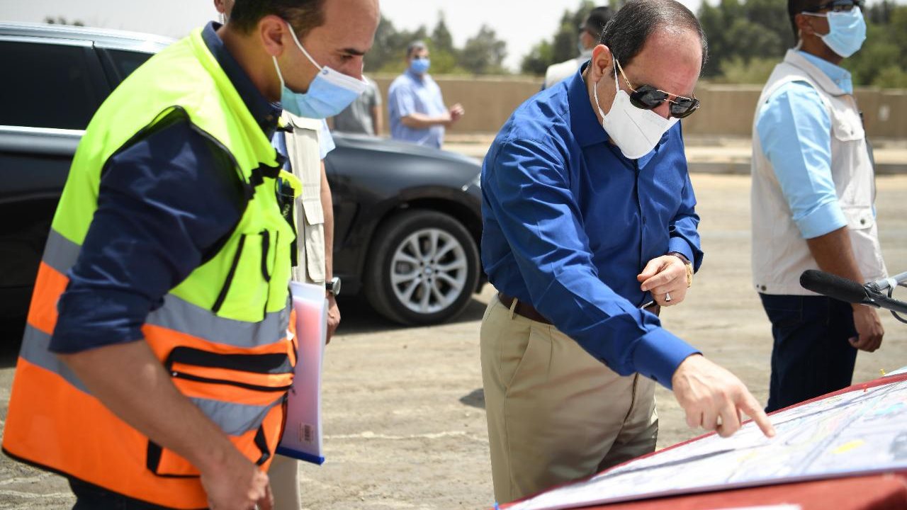 جولة الرئيس السيسي اليوم 