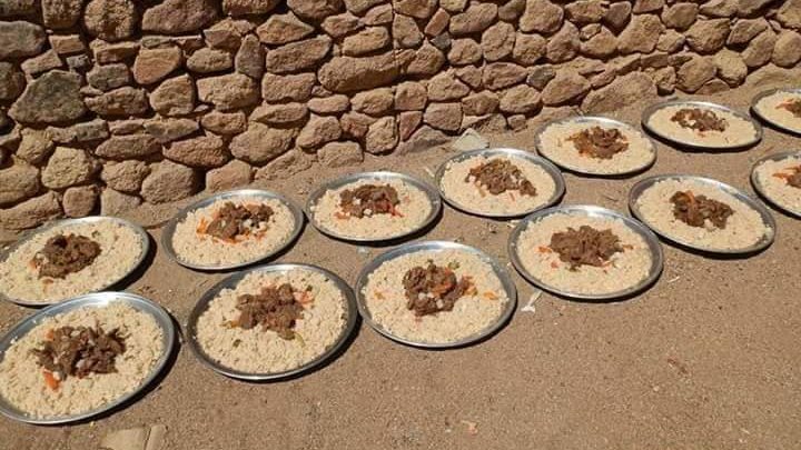 مائدة بدو جنوب سيناء 