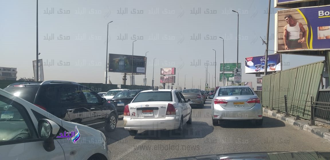 حاله المرور اعلي كوبري اكتوبر