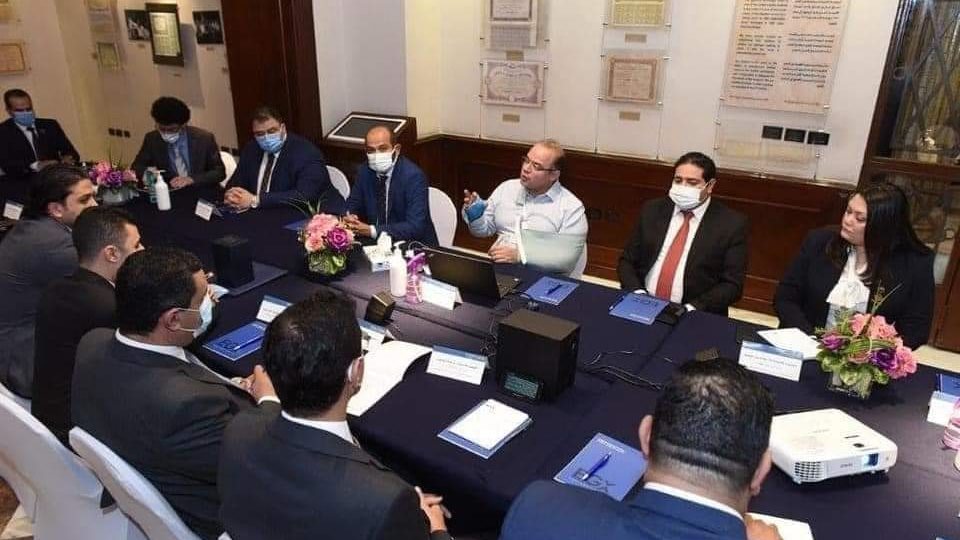 وفد تنسيقية شباب الأحزاب والسياسيين 