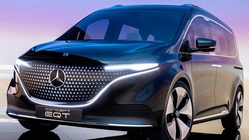 فان فخم جديد .. مرسيدس تكشف النقاب عن EQT الاختبارية| صور