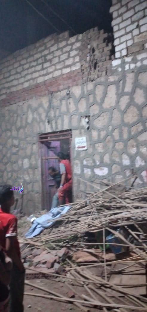 إنهيار منزل بسوهاج
