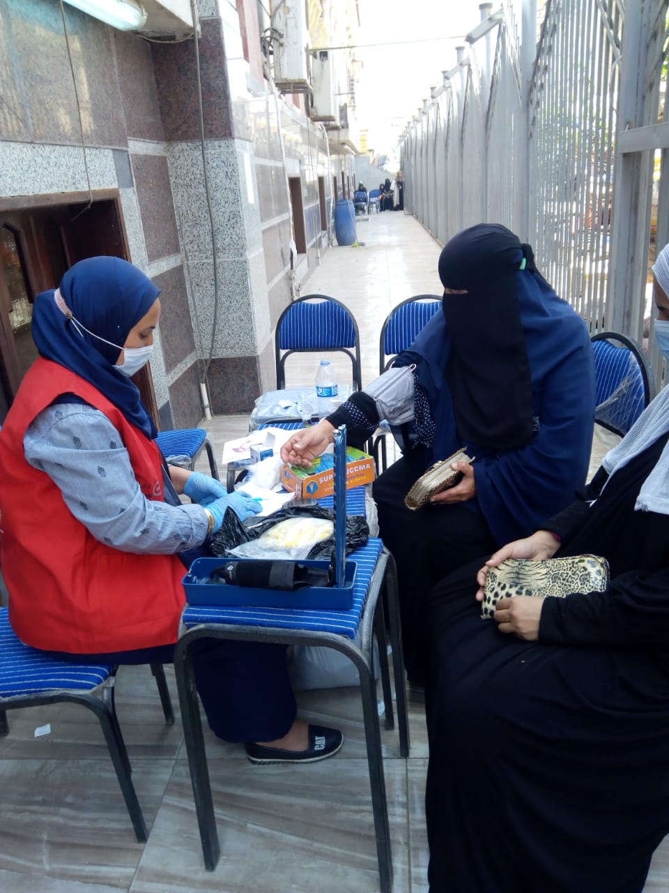 جانب من فعاليات مبلدرة صحة المراة بالدقهلية