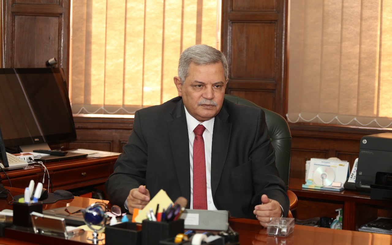 المهندس ممدوح رسلان رئيس الشركة القابضة لمياه الشرب والصرف ا