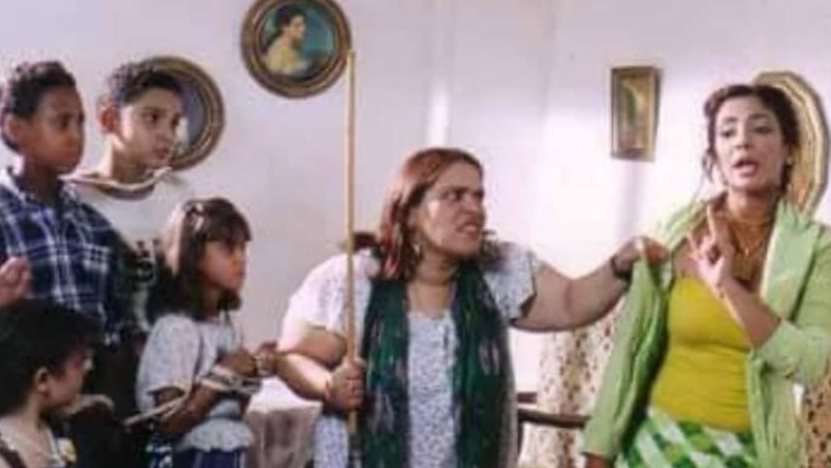 نادية العراقية مع مني زكي في فيلم أبو علي
