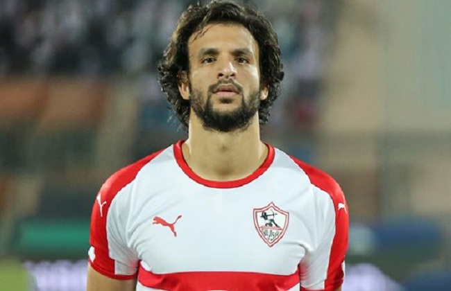  محمود علاء مدافع الزمالك  