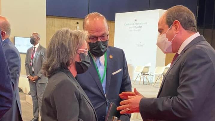 الرئيس السيسي في لقاء مع نظيرته الإثيوبية الرئيس السيسي في لقاء مع نظيرته الإثيوبية