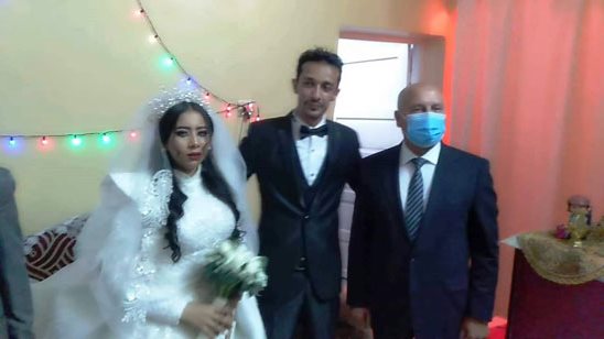 جانب من حضور وزير النقل لحفل زفاف ابنه قائد قطار أسوان