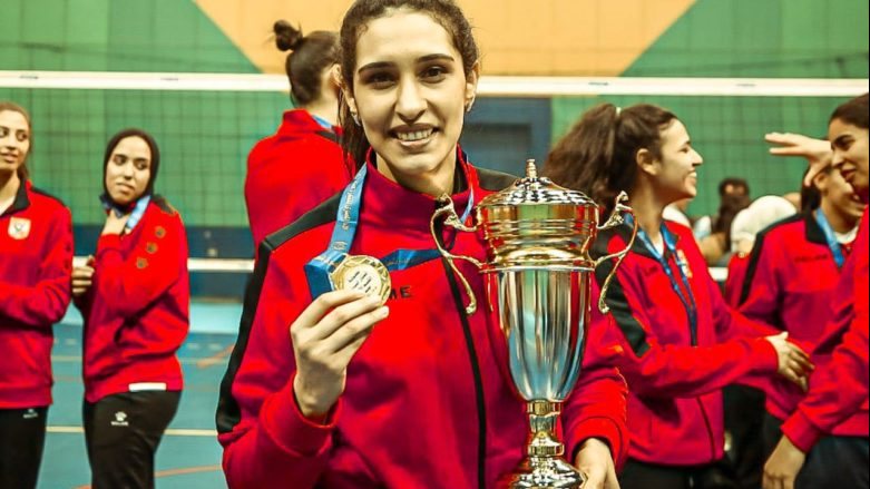 نهلة سامح، قائدة الفريق الأول للكرة الطائرة سيدات بالنادي
