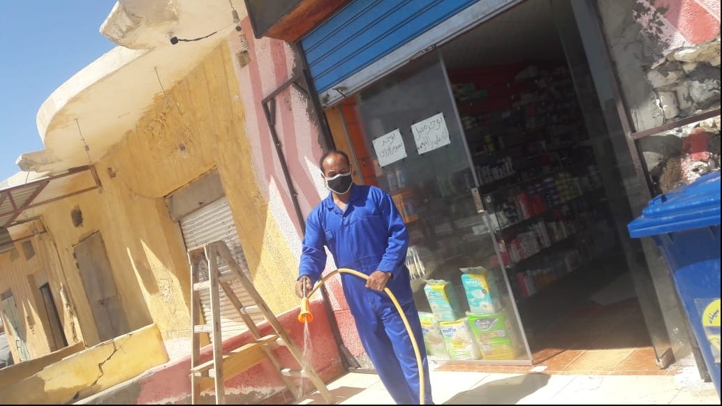 حملة تطهير وتعقيم في شمال سيناء 