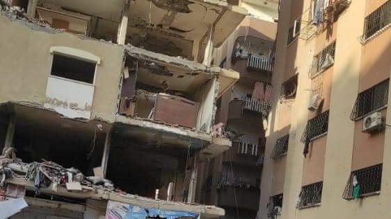 اثار العدوان الإسرائيلي على منازل غزة 