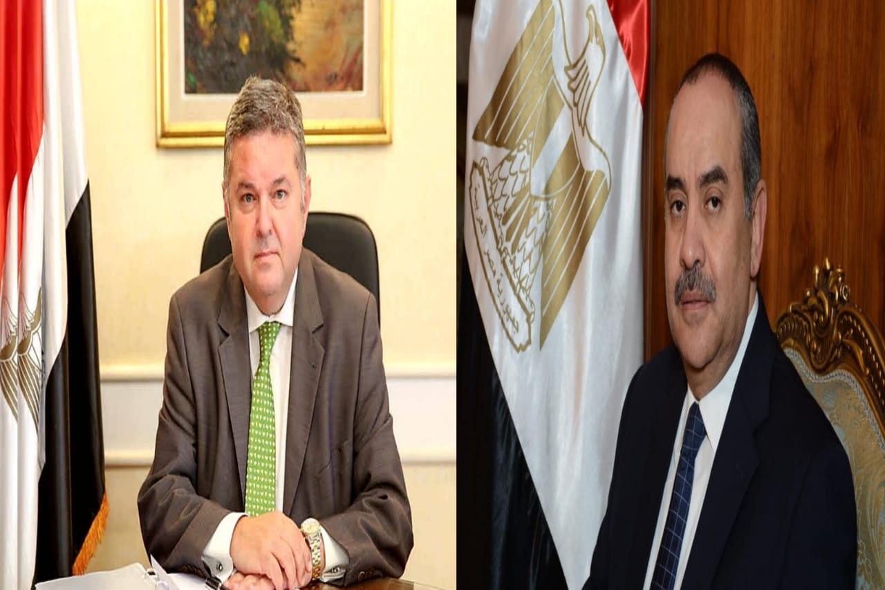 وزيرا الطيران المدني ووزيرا قطاع الأعمال