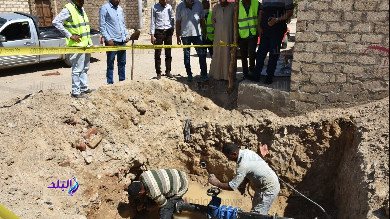 مشروعات المياة فى حياة كريمة بالأقصر 