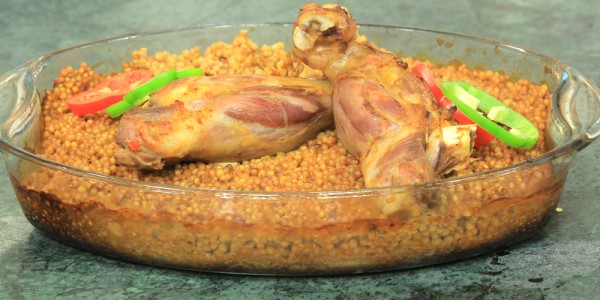 طريقة عمل طاجن الموزة بالمغربية للشيف شربيني