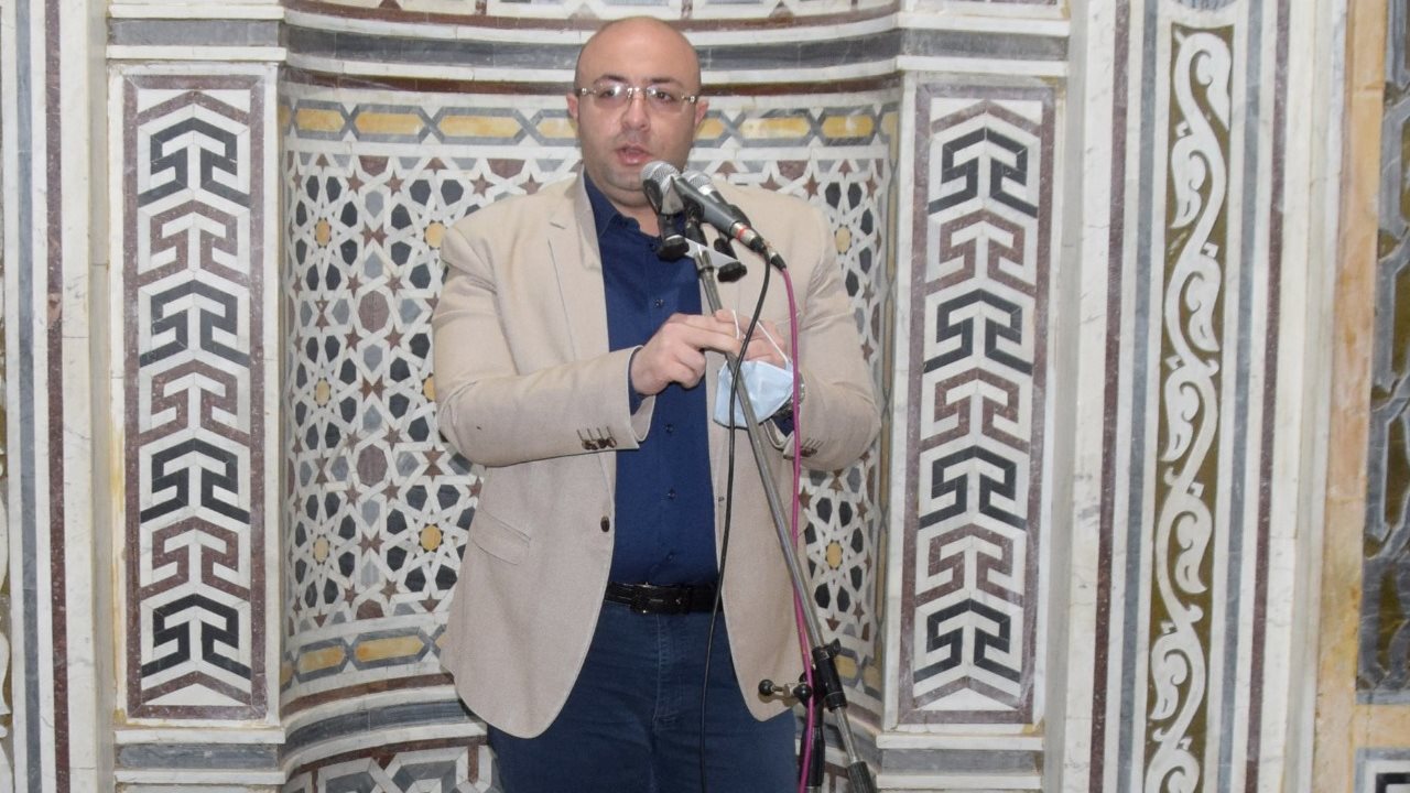 محافظ بني سويف عقب صلاة الجمعة 