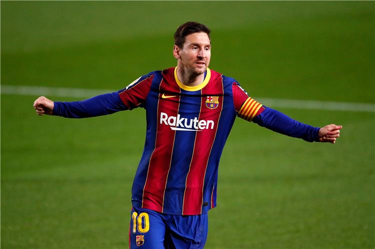 ليونيل ميسي لاعب فريق برشلونة