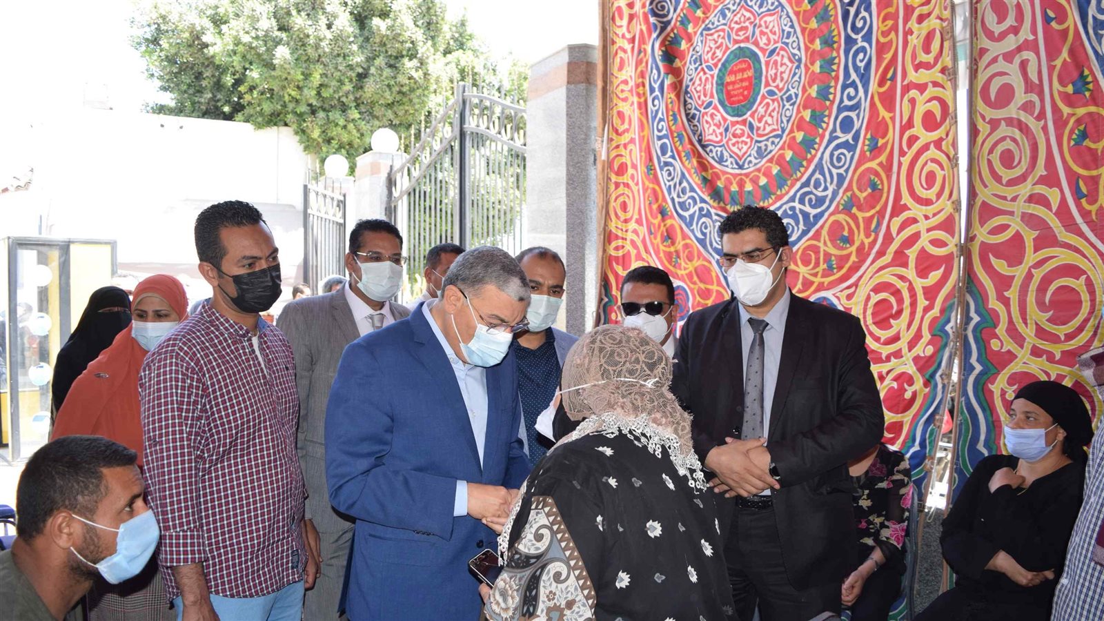 محافظ المنيا يتفقد مستشفى الصدر 
