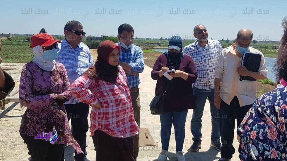 الوفد يتفقد محطات الصرف