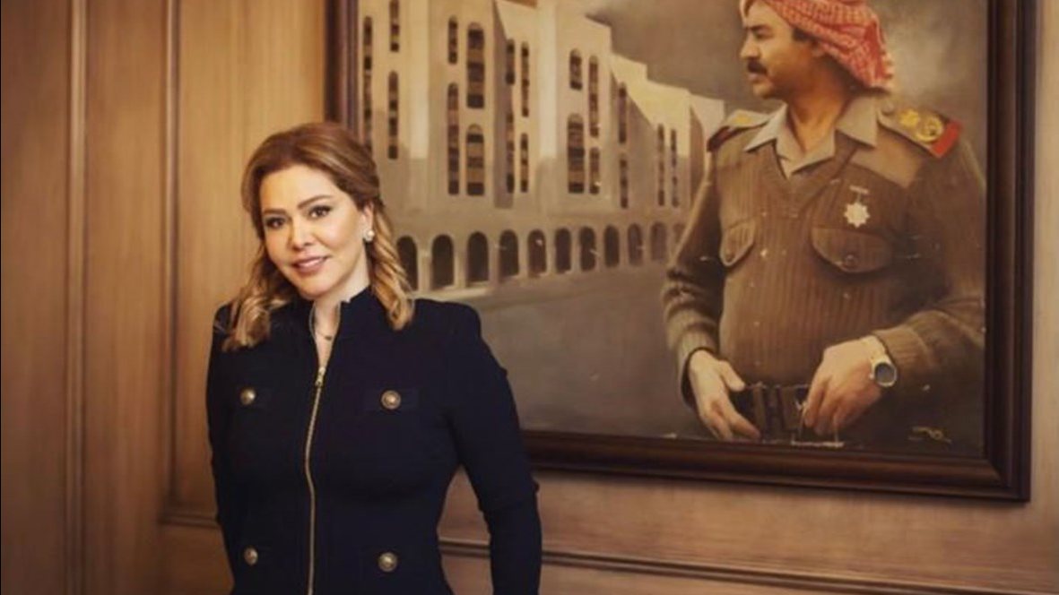 رغد صدام حسين تنشر رسالة مؤثرة بخط يد والدها