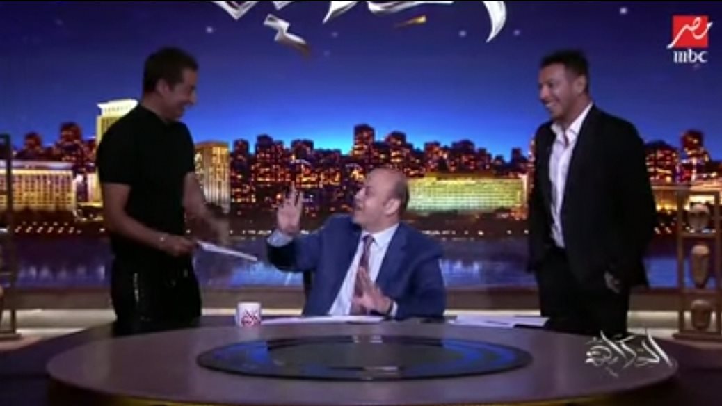 الفنان مصطفى شعبان والفنان عمرو سعد