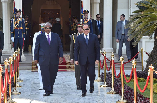 الرئيس السيسي ورئيس جيبوتي