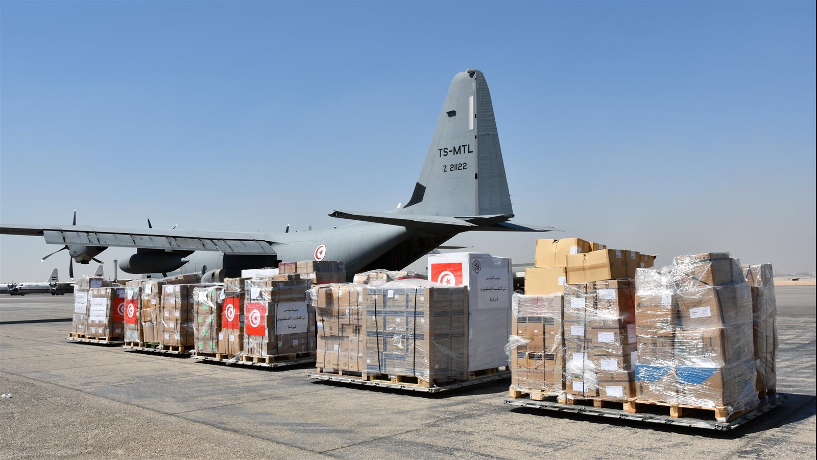 صورة من المساعدات