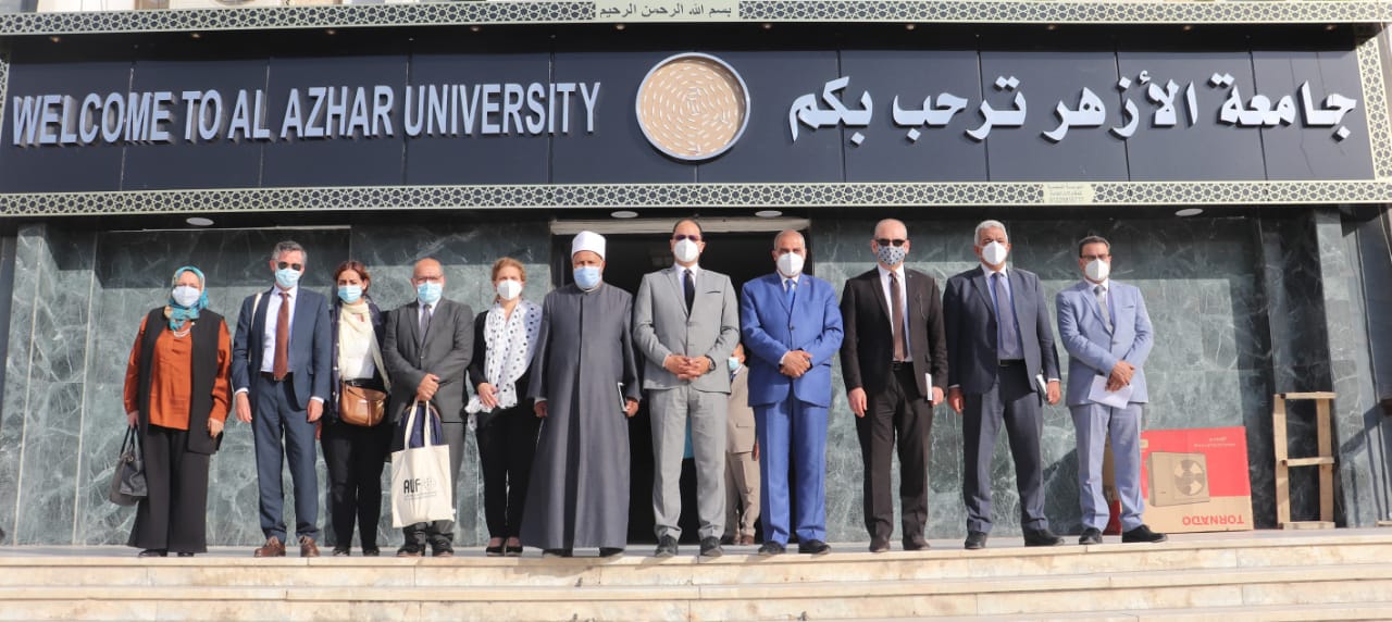 وفد الجامعة الفرانكفونية في جامعة الازهر 