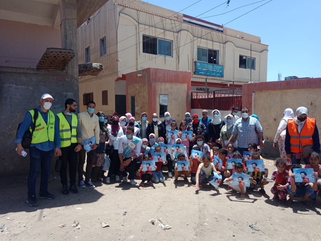 وفد جامعة المنصورة لشربين